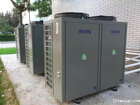 格林豪泰乐从分店佛山市顺德221meiye王牌40吨空气能热水工程