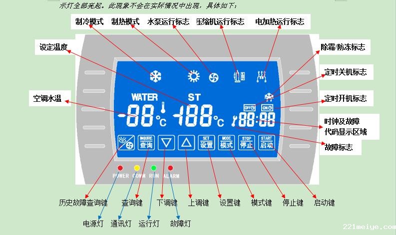 15P-30P增焓双系统超低温空气能控制说明